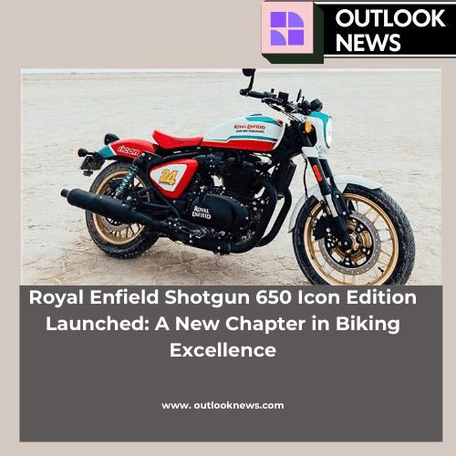 Royal Enfield Shotgun 650 Icon Edition Launched: A New Chapter in Biking Excellence