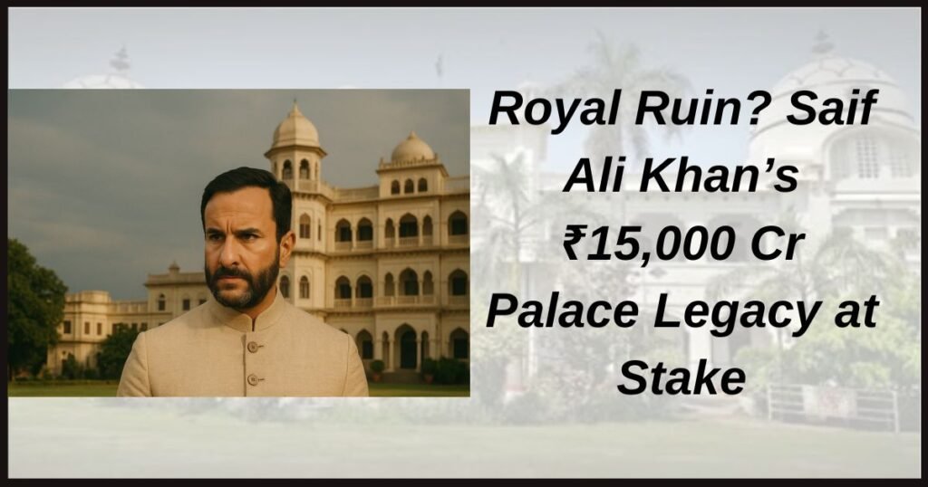 Royal Ruin? Saif Ali Khan’s ₹15,000 Cr Palace Legacy at Stake