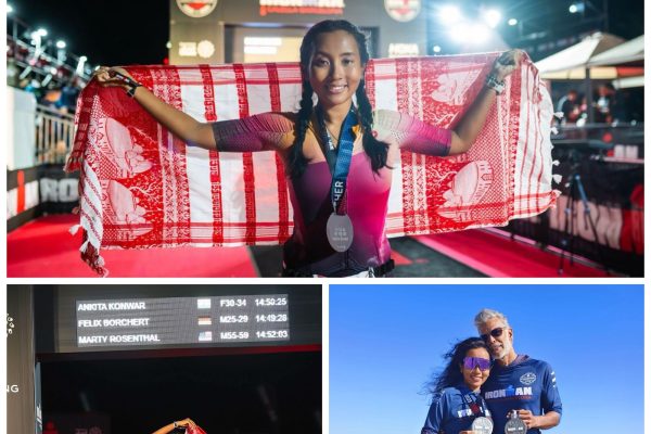 Representing India with Pride, Ankita Konwar marks history to become the first Assamese woman to successfully complete Ironman Barcelona in 14 hrs 50 mins 26 seconds