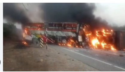Andhra Pradesh Bus Fire: Eight Dead, 18 Injured After Collision Near Markapuram