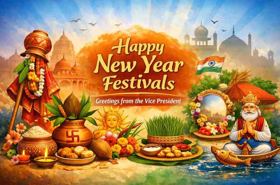 Vice President C. P. Radhakrishnan Greets Citizens on Traditional New Year Festivals Across India