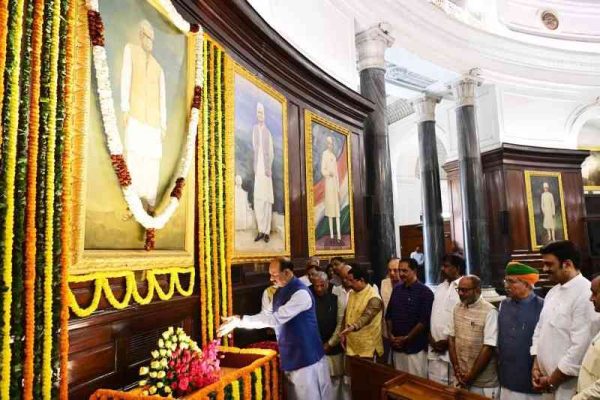 Lok Sabha Speaker Om Birla Pays Tribute to Dr Ram Manohar Lohia on Birth Anniversary
