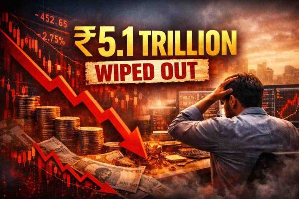 ₹5.1 Trillion Wiped Out in March Market Slide: What the Sell-Off Means for Investors and the Road Ahead