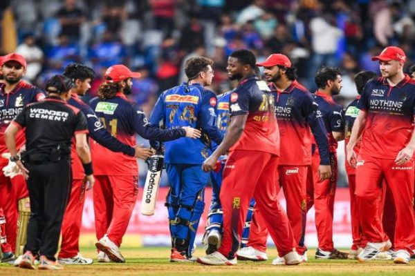 RCB Beat Mumbai Indians by 18 Runs in IPL 2026 Thriller Despite Rutherford’s Fighting 71