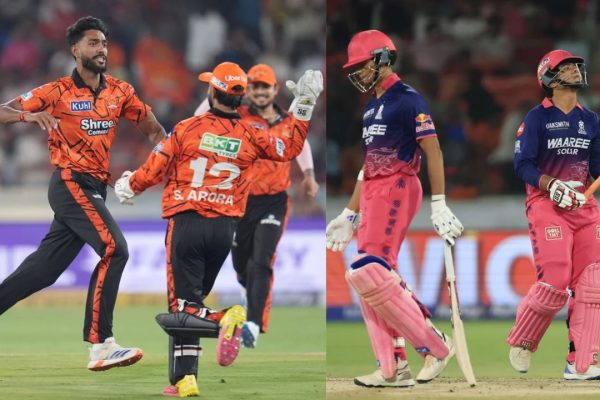 SRH Beat Rajasthan Royals by 57 Runs in IPL 2026 as Debutants Hinge and Saqib Star