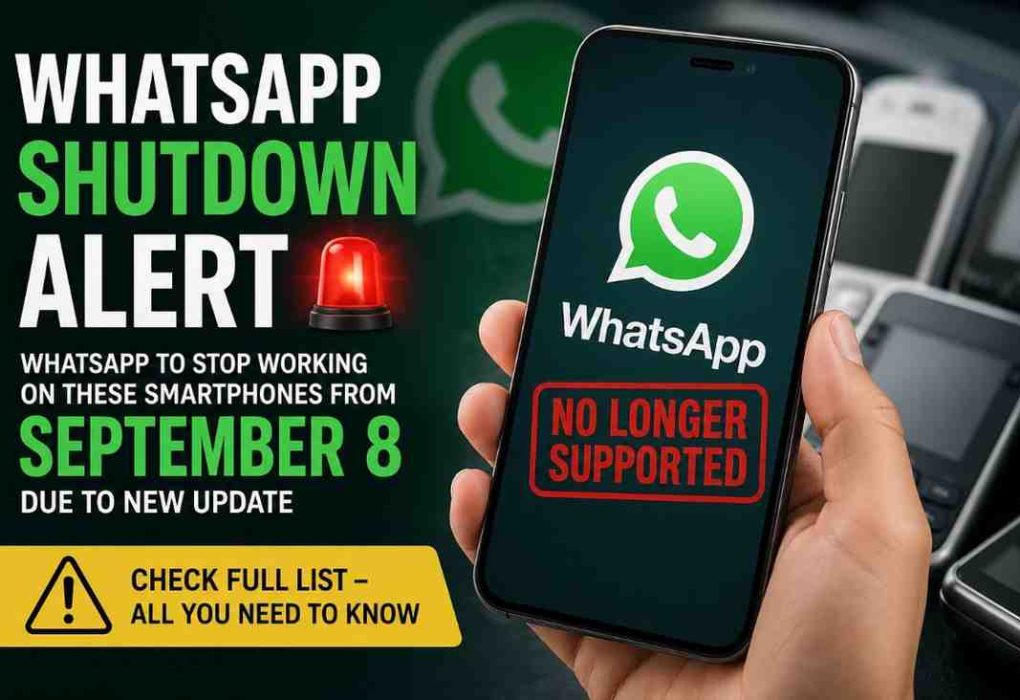 WhatsApp shutdown alert: Messaging app to stop working on these smartphones from September 8 here’s the full story
