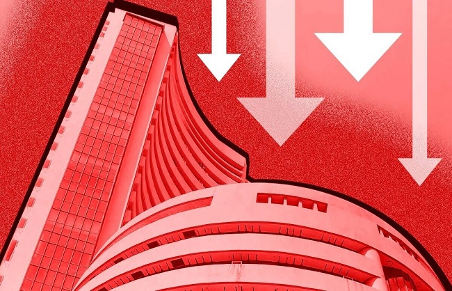 Indian Stock Market Falls for Second Straight Session as Sensex Drops Over 760 Points