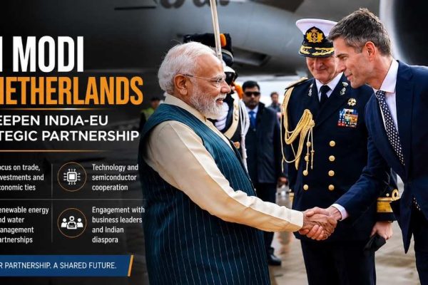 PM Modi Arrives in Netherlands as India Pushes Deeper Strategic Partnership With Europe