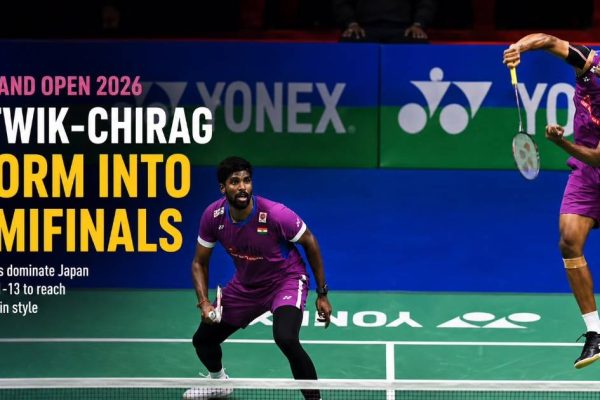 Satwik-Chirag Storm Into Thailand Open Semifinals as Sindhu Bows Out After Hard-Fought Quarterfinal