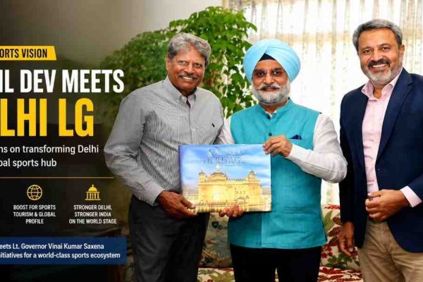 Kapil Dev Meets Delhi LG to Discuss Plans for Developing Capital as Global Sports Hub