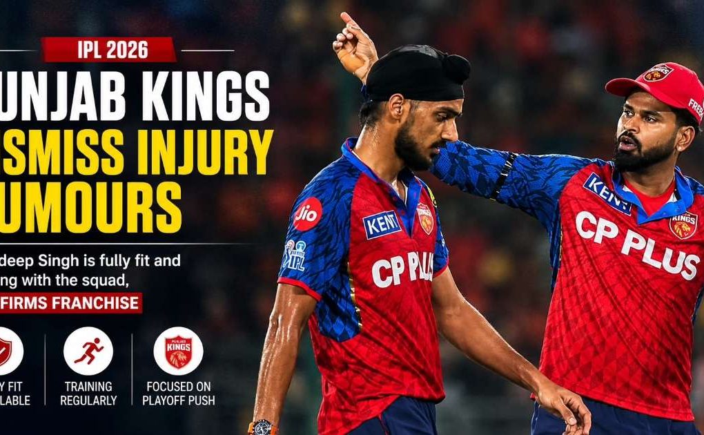 Punjab Kings Deny Injury Concerns Around Arshdeep Singh Amid Mounting Pressure in IPL 2026 Campaign