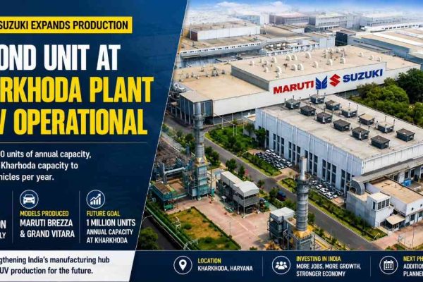 Maruti Suzuki Expands Haryana Manufacturing Footprint as Kharkhoda Plant Begins Second-Unit Production