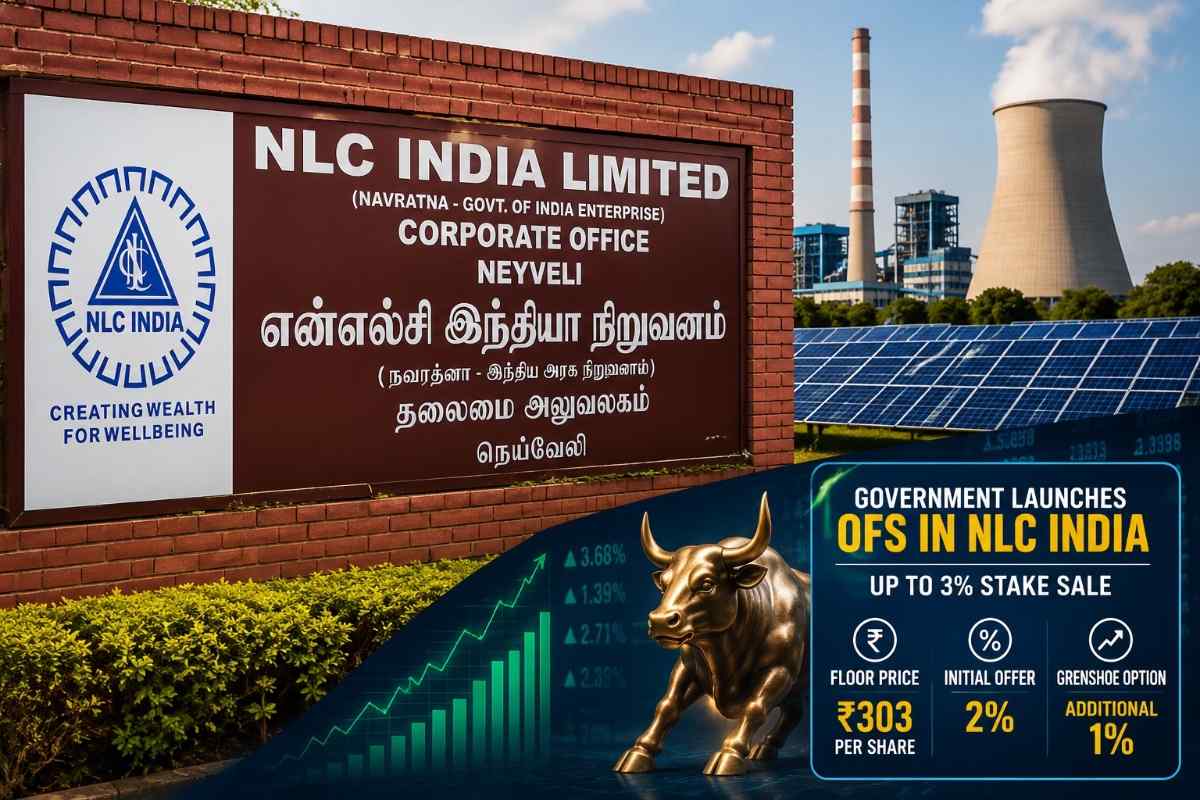 Government Launches NLC India OFS, Offers Up to 3% Stake at Discounted Price