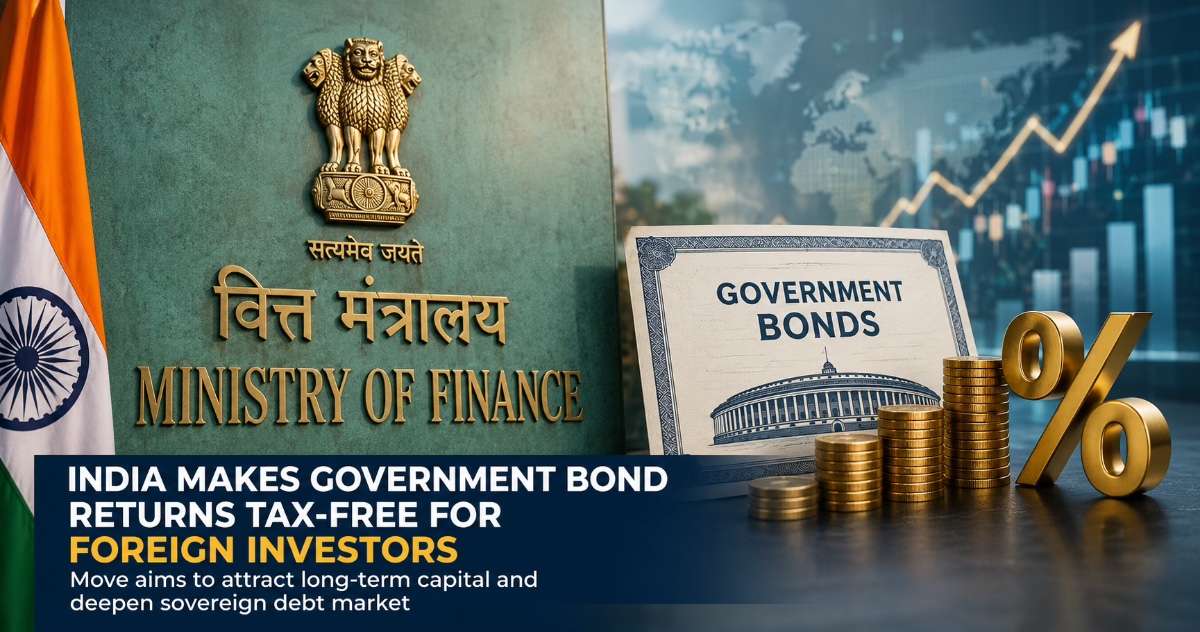 India Moves to Make Government Bonds More Attractive With Tax-Free Returns for Foreign Investors