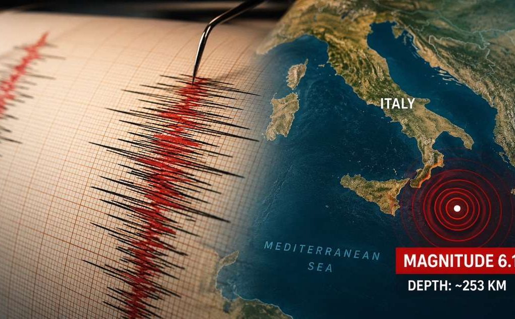 Deep Offshore Earthquake Near Southern Italy Triggers Alerts but No Immediate Reports of Major Damage