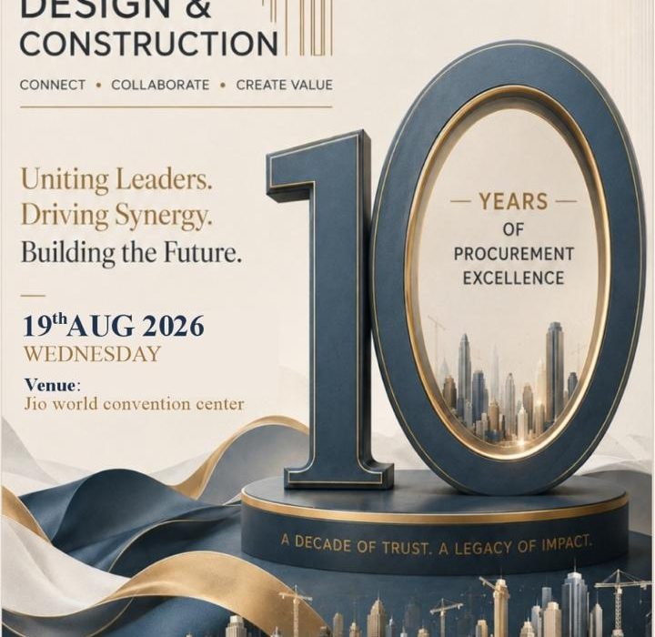 CREDAI-MCHI Celebrates a Decade of Procurement Excellence with the 10th Edition of the CREDAI-MCHI Design & Construction Conference 2026 on 19th August 2026
