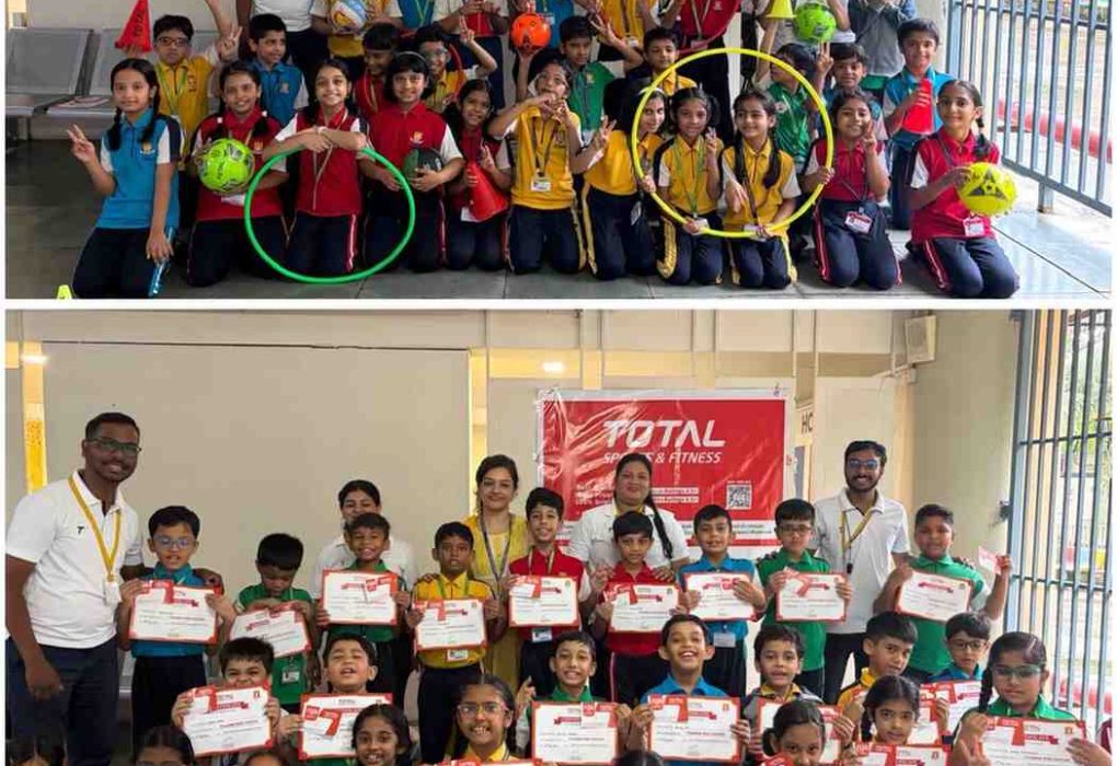 Total Sports & Fitness Engages 500+ Students Through Interactive Sports Sessions Ahead of National Sports Day